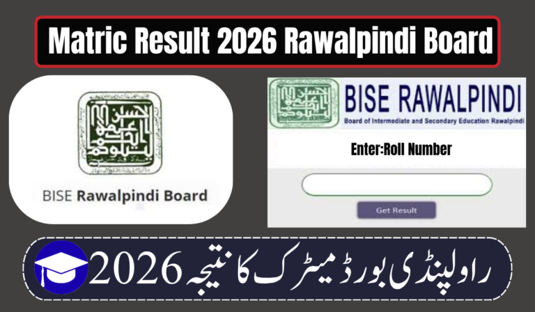 Matric Result 2026 Rawalpindi Board — Check by Name, Roll Number & SMS